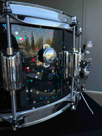 ~NEW~ Rogers 37MG Dyna-Sonic 6.5x14 Custom Built Snare Drum in Mardi Gras Lacquer