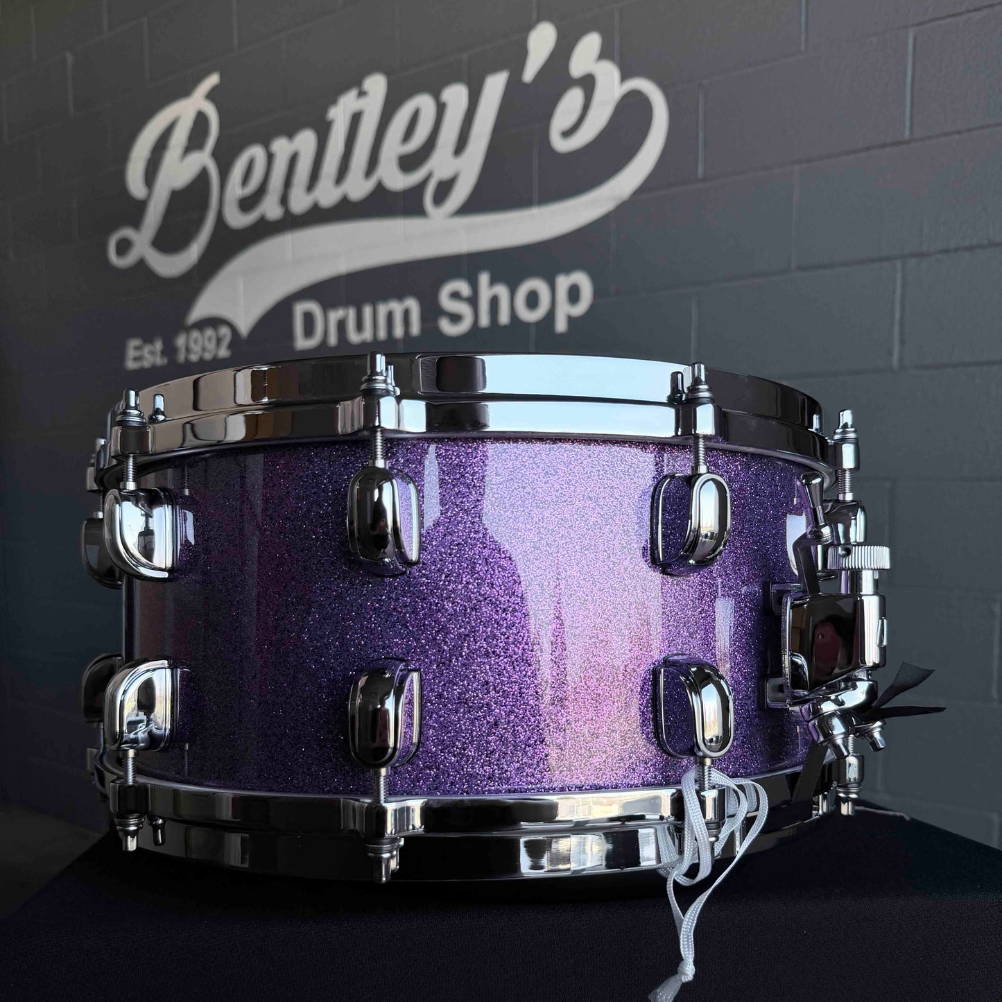 ~WOW!~ TAMA Starclassic Maple 6.5x14 Snare Drum in Deeper Purple Sparkle Lacquer w/ Chrome Hardware
