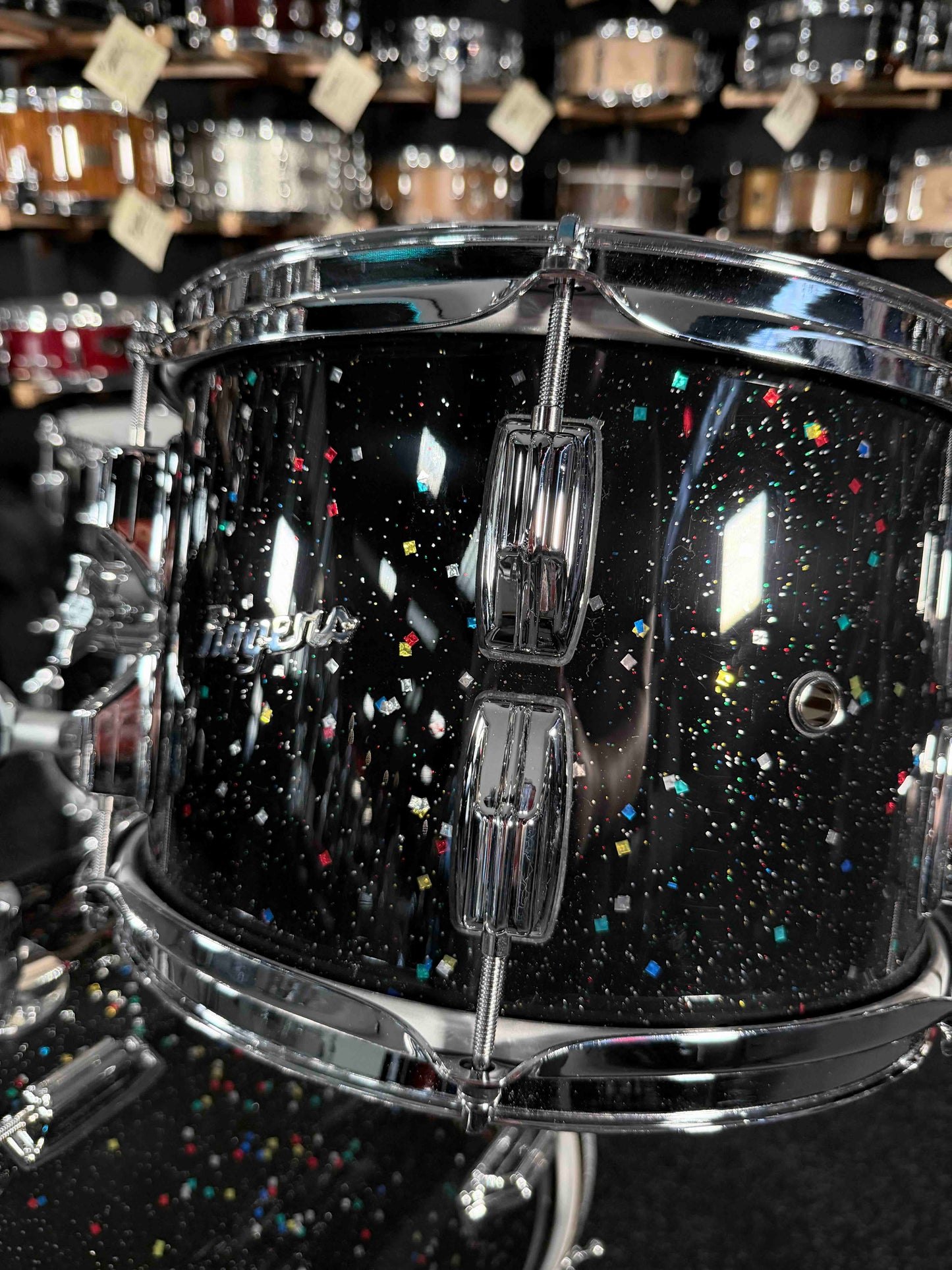 ~BENTLEY'S EXCLUSIVE~ Rogers Cleveland Series 3-Piece 12/14/18 Bop Drum Kit Set in Mardi Gras Lacquer
