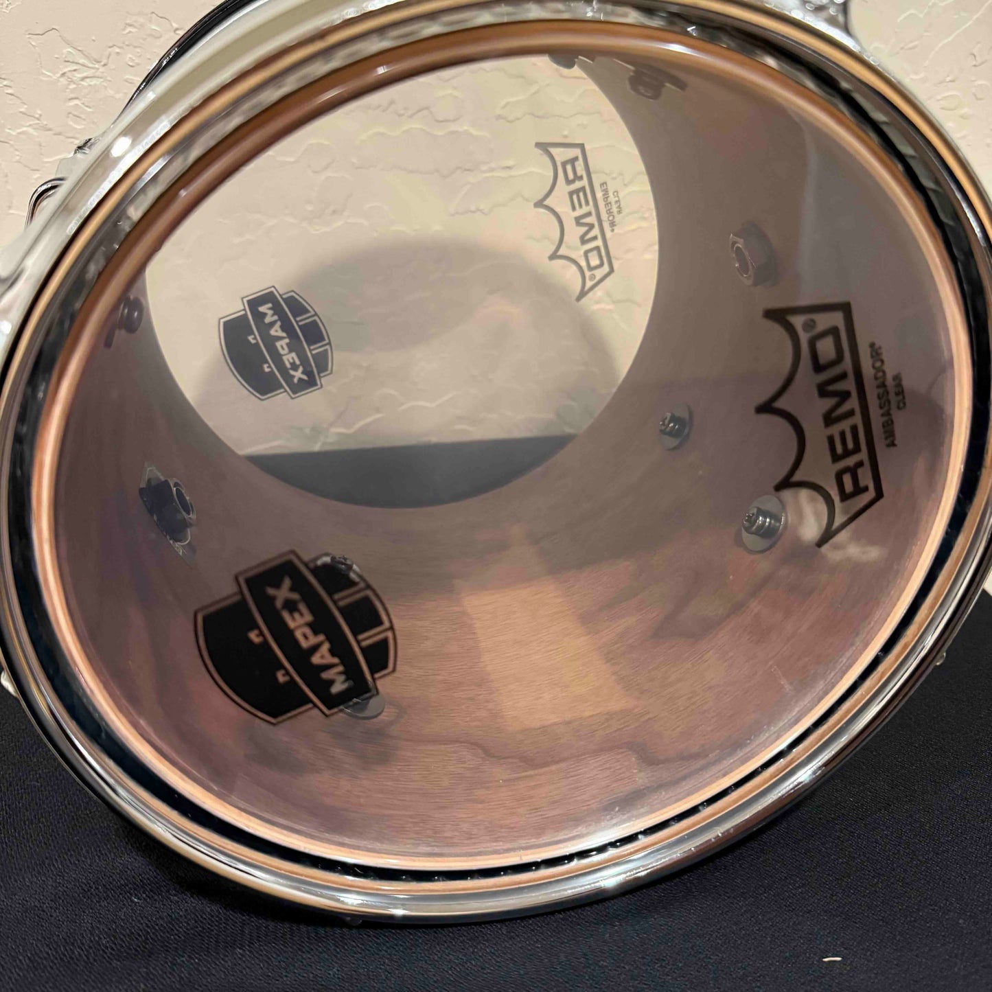 ~NEW!~ Mapex SRT807ZXG Saturn VI Maple/Walnut Hybrid 7x8 Rack Tom in Black Ink Burst Gloss Lacquer
