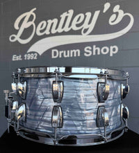 Ludwig Classic Maple 6.5x14 Snare Drum in Sky Blue Pearl with 20-Lugs