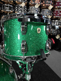 ~WOW!~ Ludwig Classic Maple FAB 3-Piece 13/16/22 Drum Kit Set in Green Sparkle