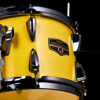 ~LIMITED EDITION~ TAMA Imperialstar 7-Piece 10/12/14/16/22/22 Double-Bass Drum Kit Set in Electric Yellow with Black Nickel Hardware & Matching Snare