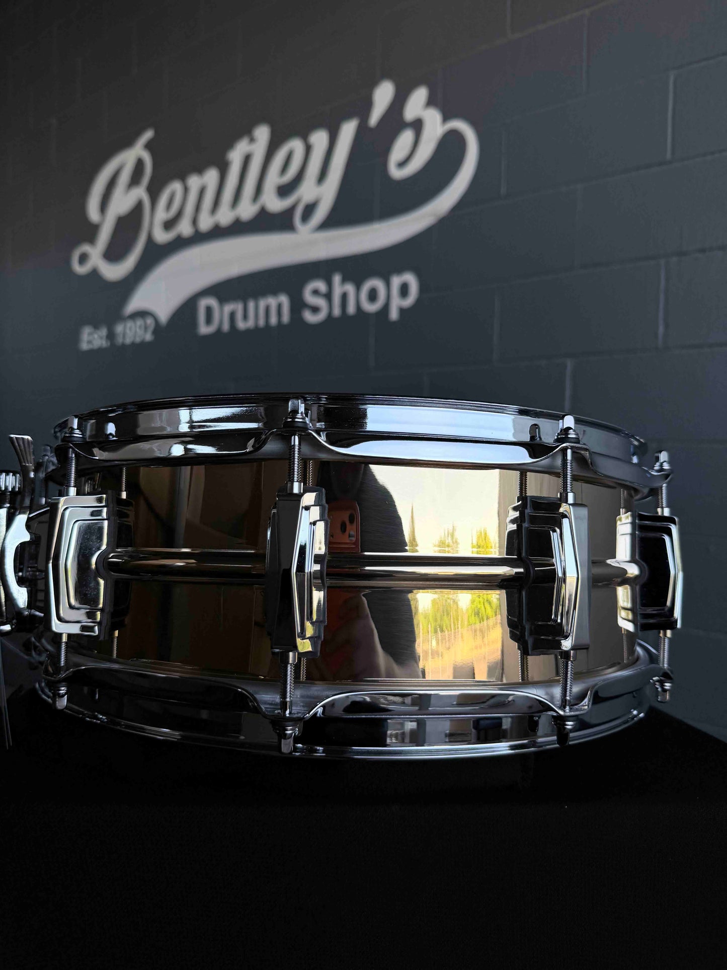 Ludwig LB550 Polished Bronze-Phonic 5x14 Snare Drum with Imperial Lugs