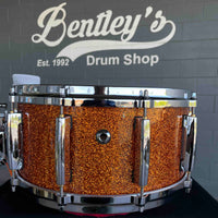 ~NEW~ Pearl MM6C1465S/C830 Masters Maple 6.5x14 Snare Drum in Autumn Fire Sparkle Lacquer w/ Die-Cast Hoops