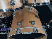 ~ONE OF A KIND PROTOTYPE~ DW Collector's Series Cherry SonicPly 7-Piece 8/10/12/14/16/22 Drum Kit Set in Natural Satin Oil w/ Chrome Hardware & Matching 6.5x14 Snare Drum