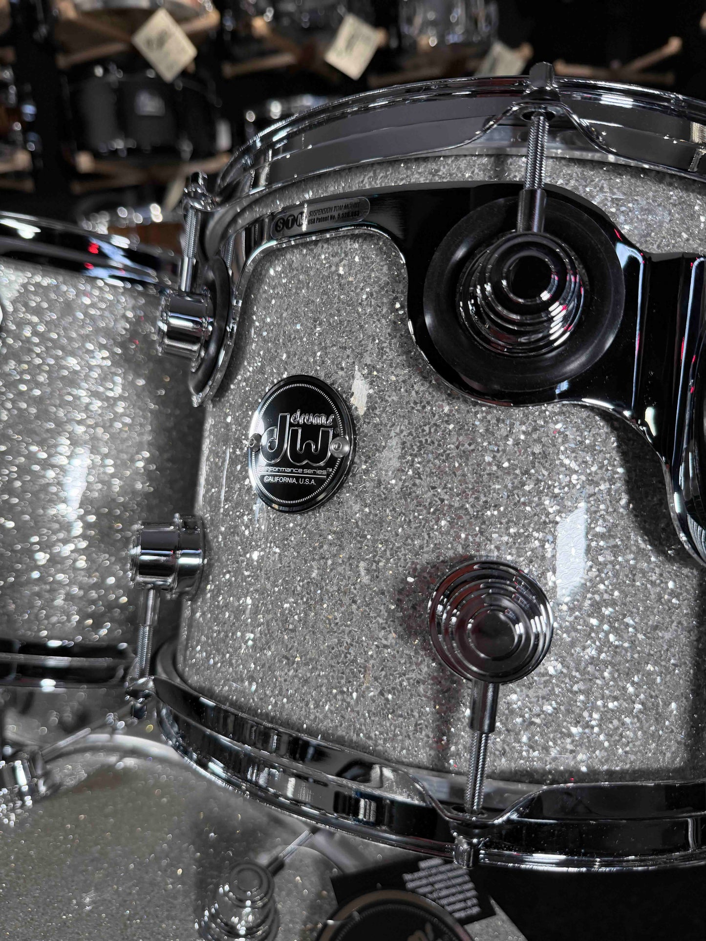 ~LIMITED EDITION~ DW Performance Series 4-Piece 10/12/16/22 Drum Kit Set in Broken Glass FinishPly *IN STOCK*