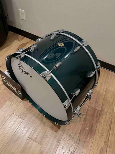 Gretsch USA Custom 14x24 Bass Kick Drum in Cadillac Green Gloss (Open Box)