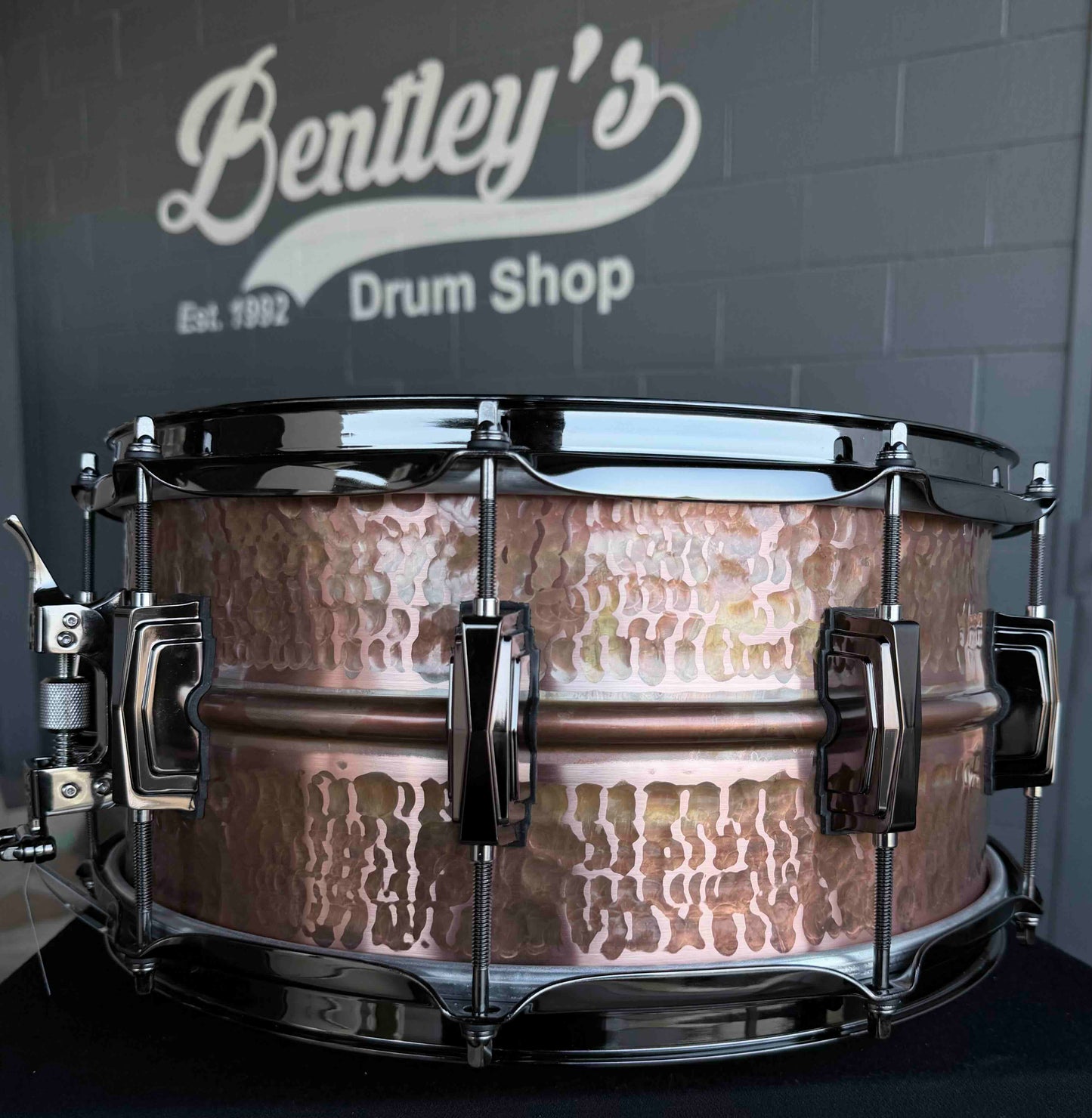 ~WOW!~ Ludwig Raw Patina Copper-Phonic 6.5x14 Snare Drum with Black Nickel Hardware (Displayed at 2026 NAMM Show!)