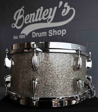 ~NEW!~ Slingerland RadioKing Solid Shell Maple 7x14 Snare Drum in Gold Glass Glitter with Nickel Hardware