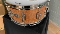 ~LIMITED EDITION~ Rogers Custom-Built 6.5x14 Dyna-Sonic Snare Drum in Champagne Sparkle Lacquer