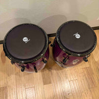 ~NEW!~ LP Latin Percussion Tony Succar Signature New Zealand Pine Conga & Tumbadora Pair in Rainbow Lacquer with Black Nickel Hardware & Black Skyn Heads