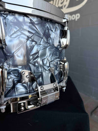 ~NEW!~ Slingerland RadioKing Solid Shell Maple 7x14 Snare Drum in Black Diamond Pearl with Nickel Hardware