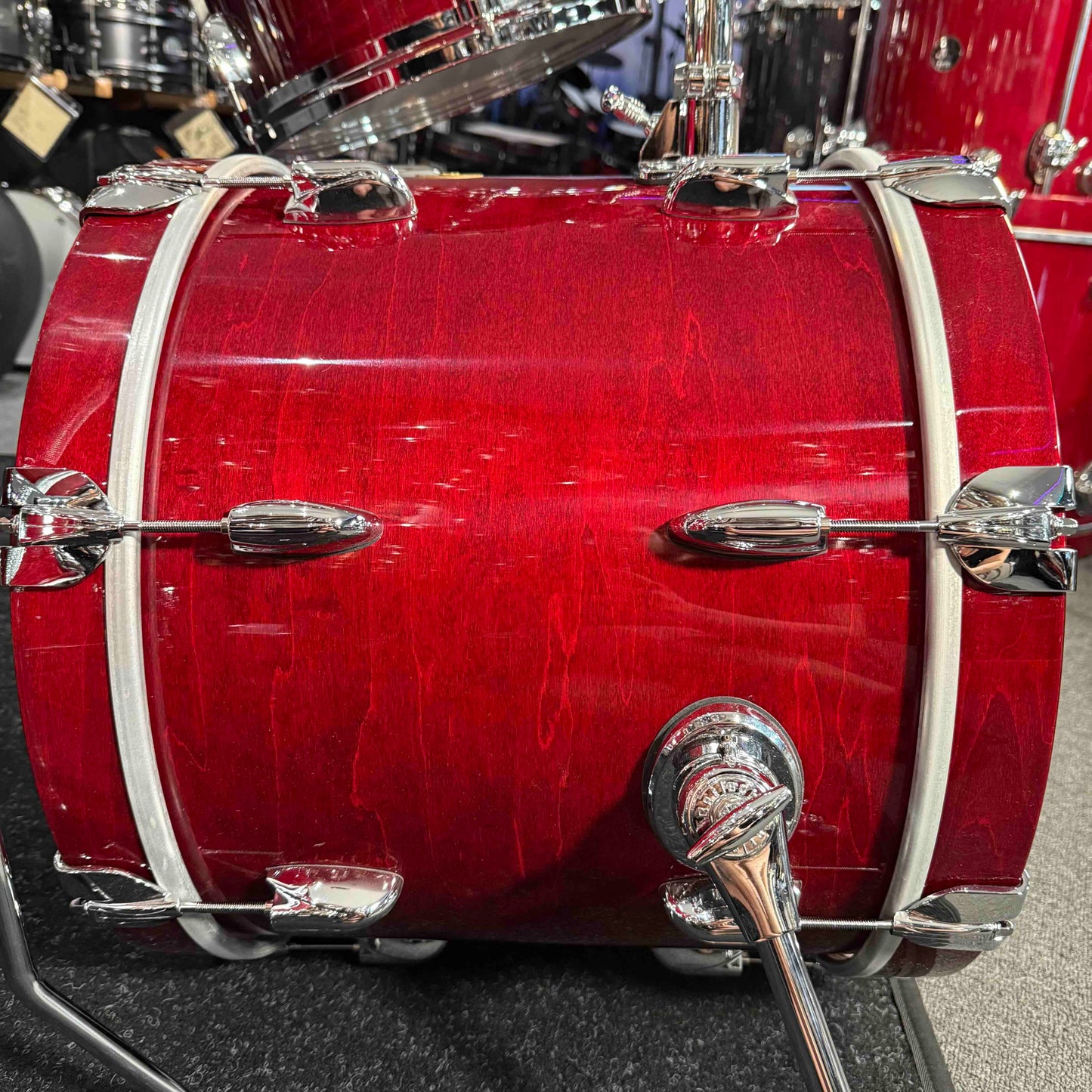 ~WOW!~ Gretsch USA Custom 3-Piece 12/14/18 Bop Drum Kit Set in Rosewood Gloss Lacquer