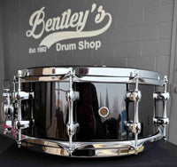 Sakae Maple 5.5x14 Snare Drum in Piano Black Gloss
