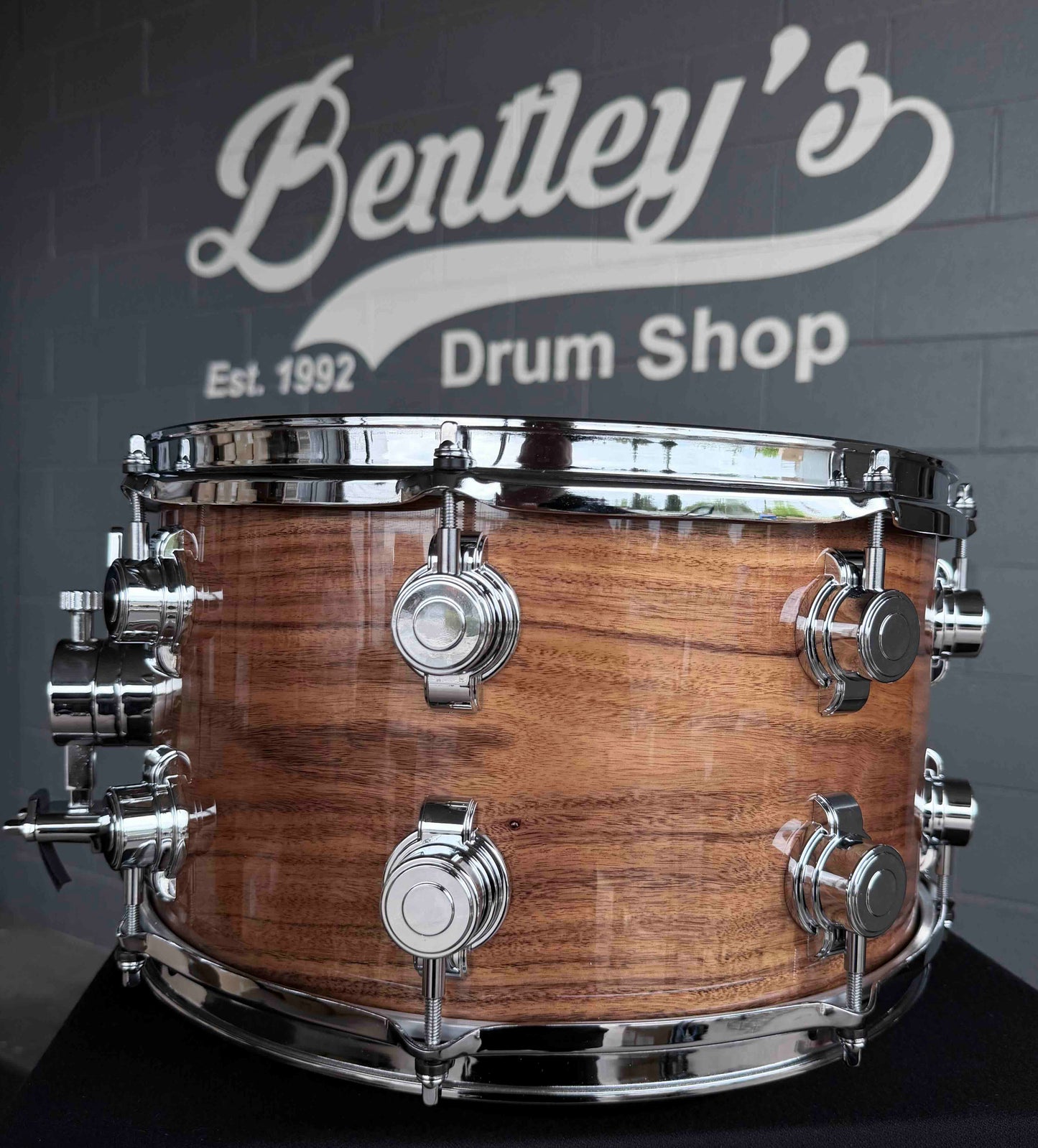 George Way Aristocrat Acacia 8x14 Snare Drum in Natural Gloss Lacquer