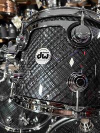 ~WOW!~ DW Collector's Series SSC Pure Maple 4-Piece 10/12/16/22 Drum Kit Set in Grey Crystal FinishPly with Chrome Hardware