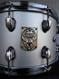 ~NEW!~ Mapex Artist Collection Aquiles Priester Signature 'PsychOctopus' 8x14 Maple/Padauk Hybrid Snare Drum in Gun Metal Grey Lacquer with Brushed Black Nickel Hardware *IN STOCK*