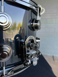 DW Collector's Series 333 Pure Maple 8x14 Snare Drum in Gloss Black FinishPly with Black Nickel Hardware