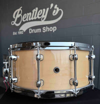 Sakae Maple 6.5x14 Snare Drum in Natural Gloss Lacquer (Rm 4)