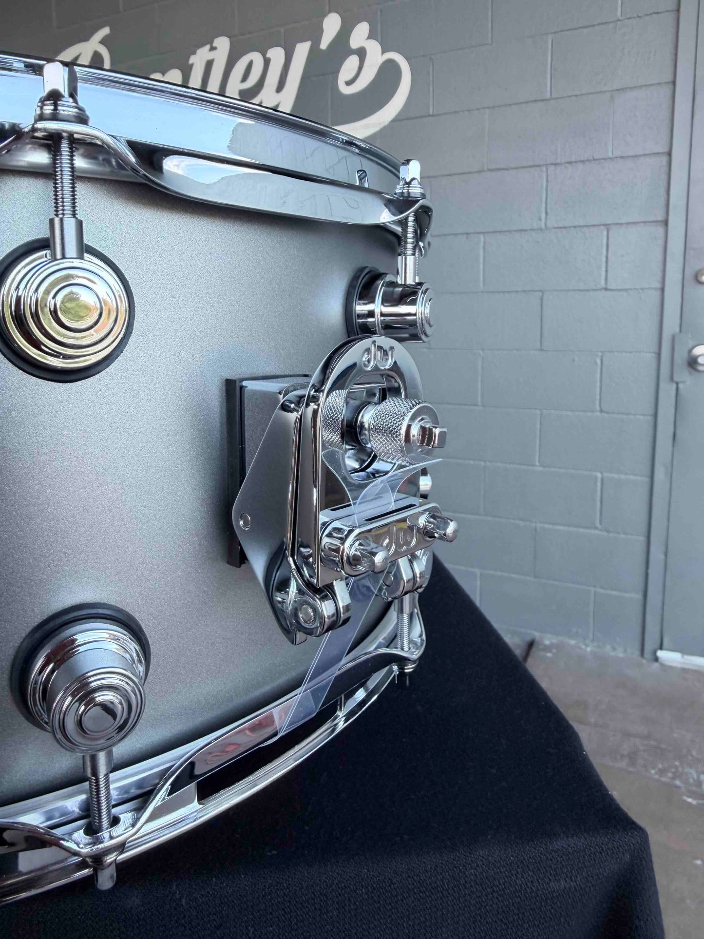 ~LIMITED EDITION~ DW Design Series 7x14 Snare Drum in Titanium Satin Lacquer *IN STOCK*