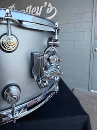 ~LIMITED EDITION~ DW Design Series 7x14 Snare Drum in Titanium Satin Lacquer *IN STOCK*