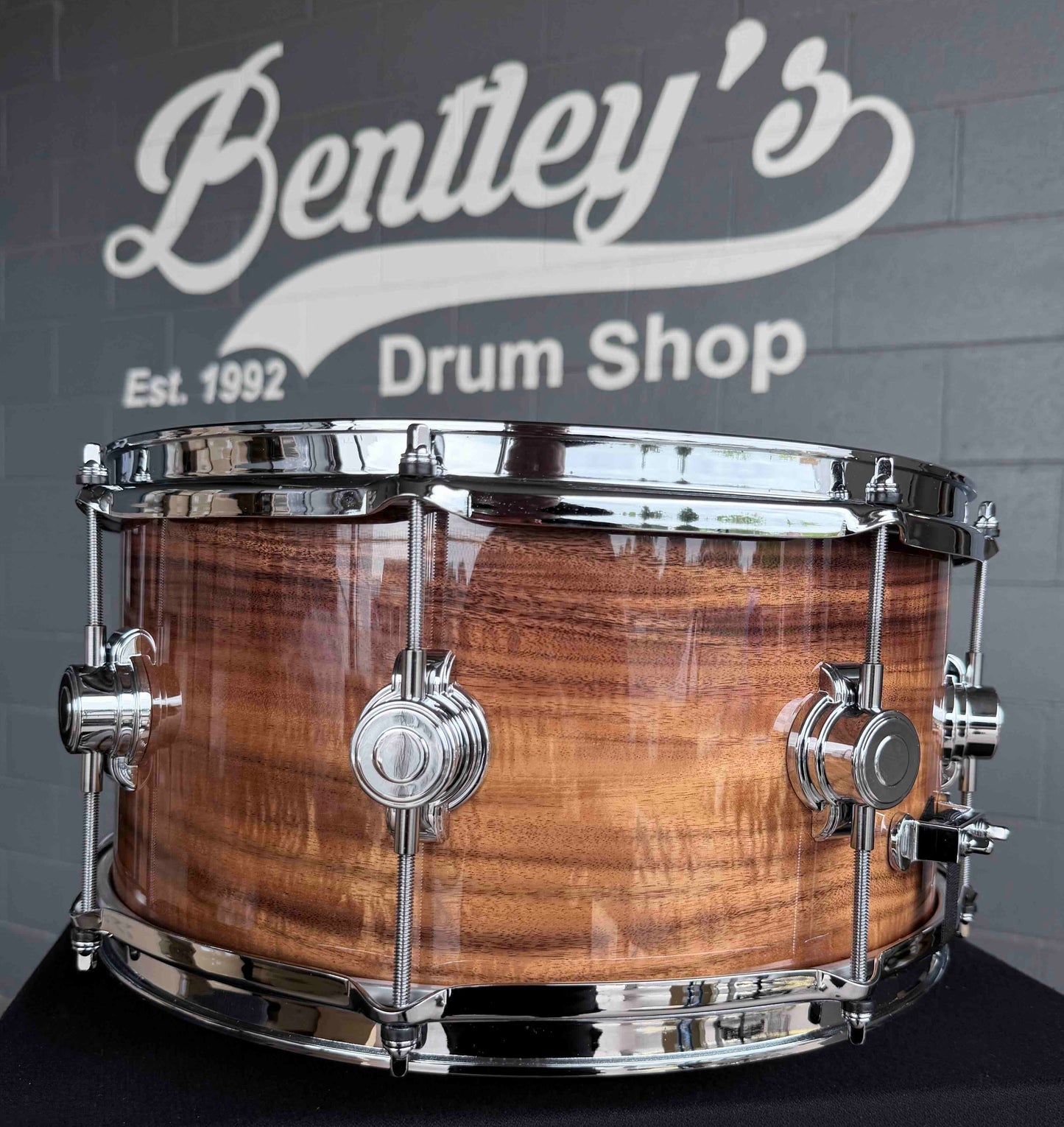 George Way Aristocrat Acacia 7x14 Snare Drum in Natural Gloss Lacquer