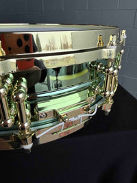 Ludwig LW0414CP Carl Palmer 'Venus' Signature 3.7x14" Brass Piccolo Snare Drum *IN STOCK*