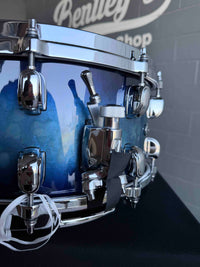 ~WOW!~ TAMA Starclassic Maple 6.5x14 Snare Drum in Molten Electric Blue Burst Lacquer w/ Chrome Hardware