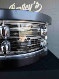 ~LIMITED EDITION~ Tama S.L.P Studio Maple 5.5x14 Snare Drum in Charcoal Oyster w/ Gloss Black Wood Hoops