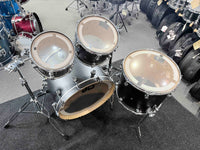 ~RARE~ DW Performance Series 4-Piece 10/12/16/22 Drum Kit Set in Satin Black Lacquer