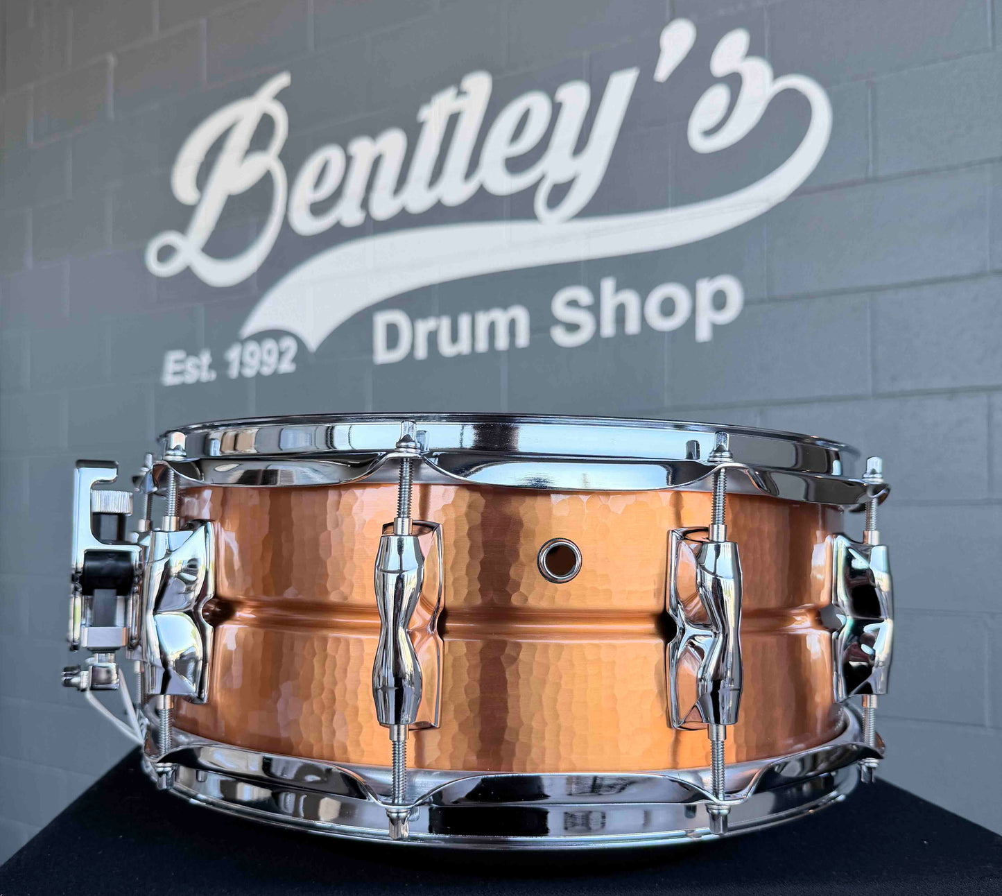 ~LIMITED EDITION~ Yamaha YCS1455RH Roy Haynes Signature Centennial 5.5x14 Hand-Hammered Copper Snare Drum #28 of 30 with Centennial Badge & Booklet