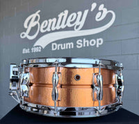~LIMITED EDITION~ Yamaha YCS1455RH Roy Haynes Signature Centennial 5.5x14 Hand-Hammered Copper Snare Drum #28 of 30 with Centennial Badge & Booklet