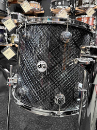 ~WOW!~ DW Collector's Series SSC Pure Maple 4-Piece 10/12/16/22 Drum Kit Set in Grey Crystal FinishPly with Chrome Hardware