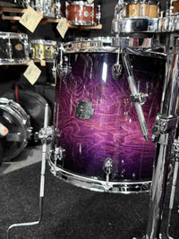 ~WOW!~ Mapex Saturn VI Maple/Walnut Hybrid 6-Piece 8/10/12/16/18/22 Drum Kit Set in Royal Purple Burst Gloss Lacquer (Displayed at 2026 NAMM Show!)