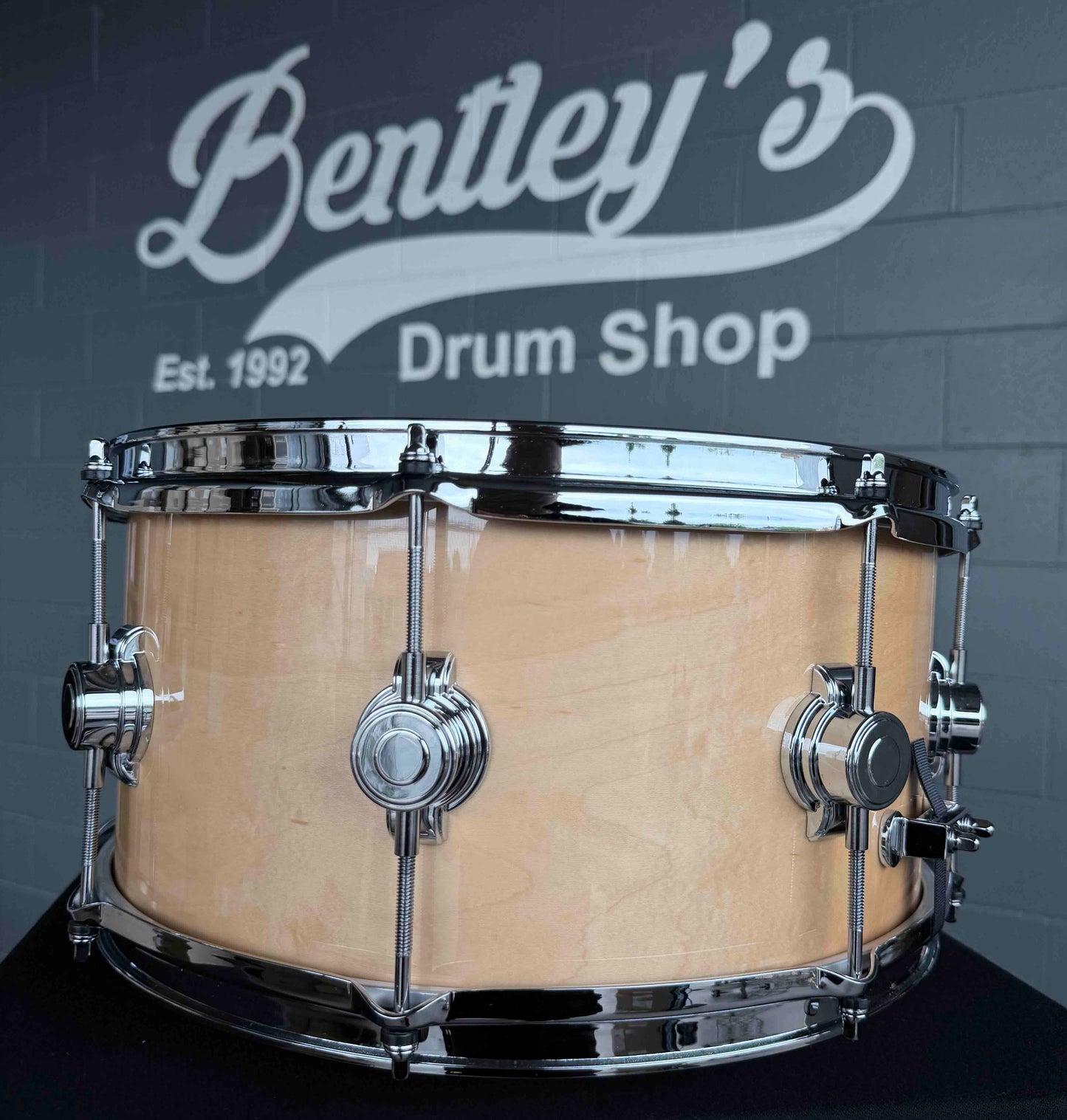 George Way Aristocrat Studio 7x14 Snare Drum in Natural Gloss Lacquer