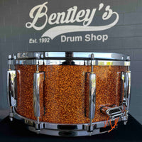 ~NEW~ Pearl MM6C1465S/C830 Masters Maple 6.5x14 Snare Drum in Autumn Fire Sparkle Lacquer w/ Die-Cast Hoops