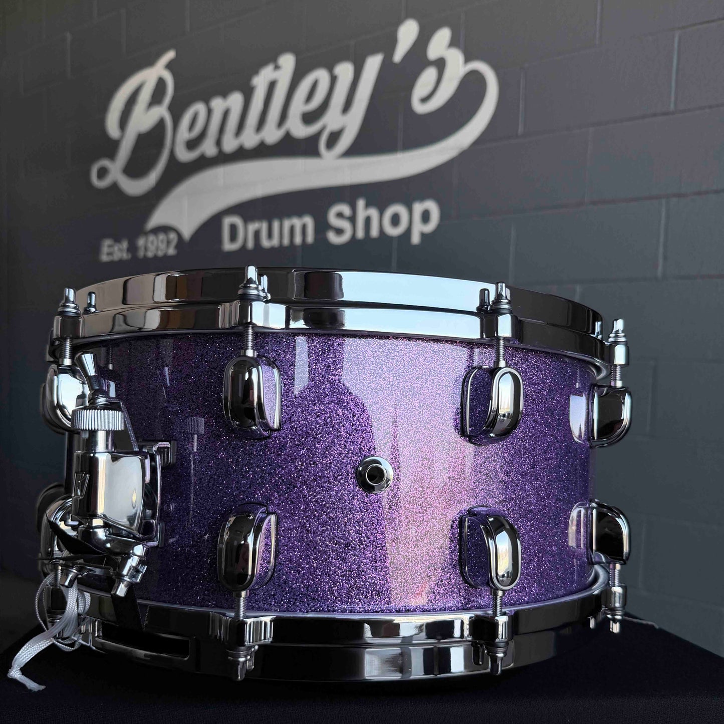~WOW!~ TAMA Starclassic Maple 6.5x14 Snare Drum in Deeper Purple Sparkle Lacquer w/ Chrome Hardware