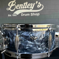 ~NEW~ Slingerland RadioKing Artist Series 5.5x14 Mahogany/Poplar Snare Drum in Black Diamond Pearl with Nickel Hardware