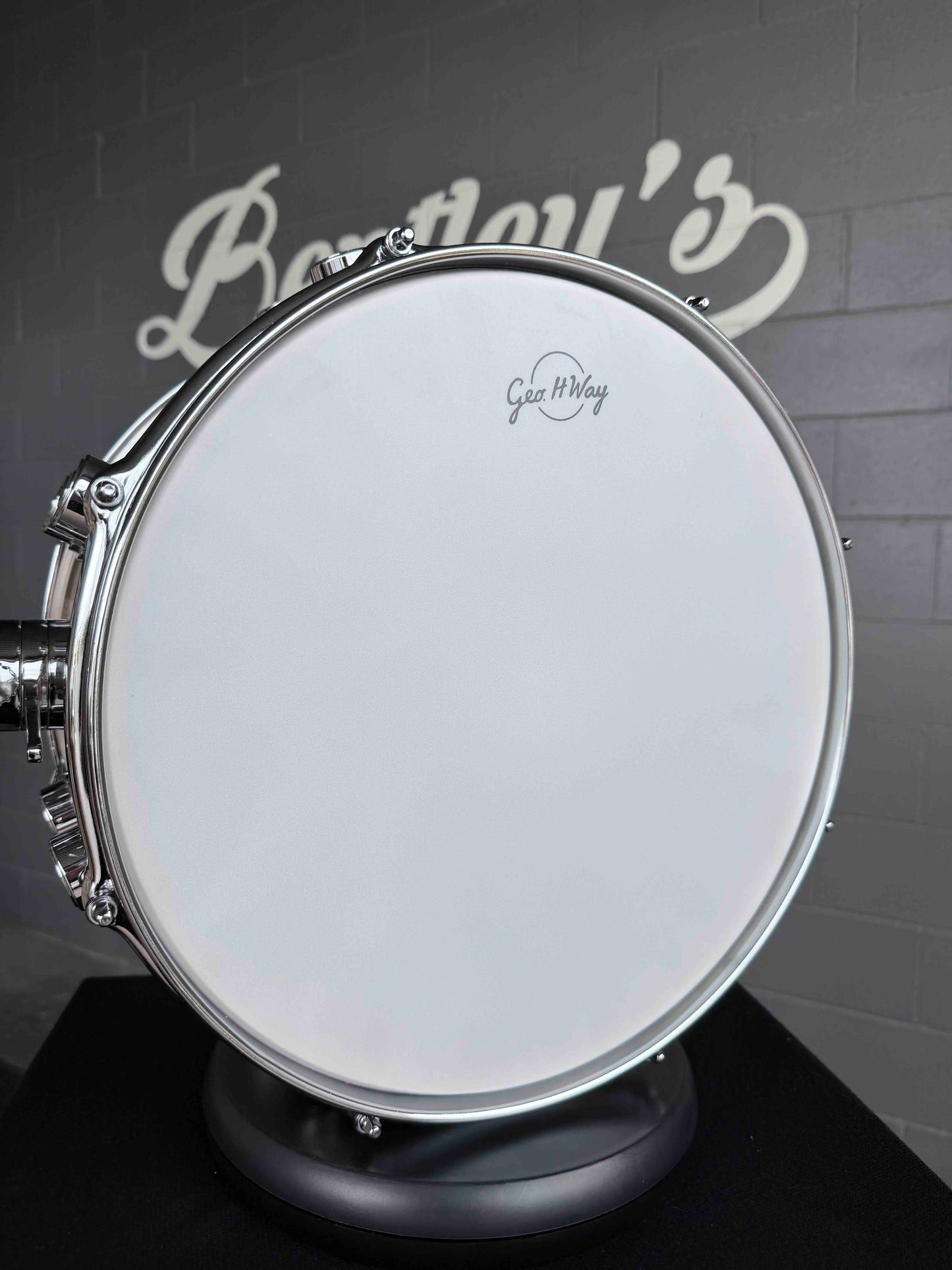 George Way Aristocrat Acacia 8x14 Snare Drum in Natural Gloss Lacquer
