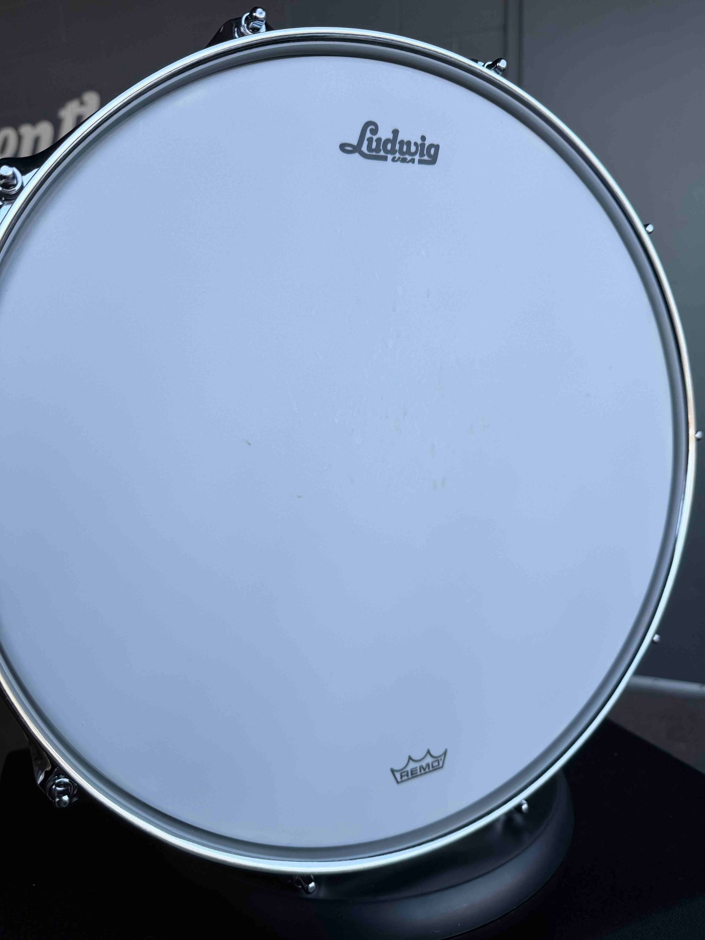 Ludwig Acro-Brass 6.5x14 Snare Drum with P86 Millennium Strainer Throw Off (Displayed at 2026 NAMM Show!)