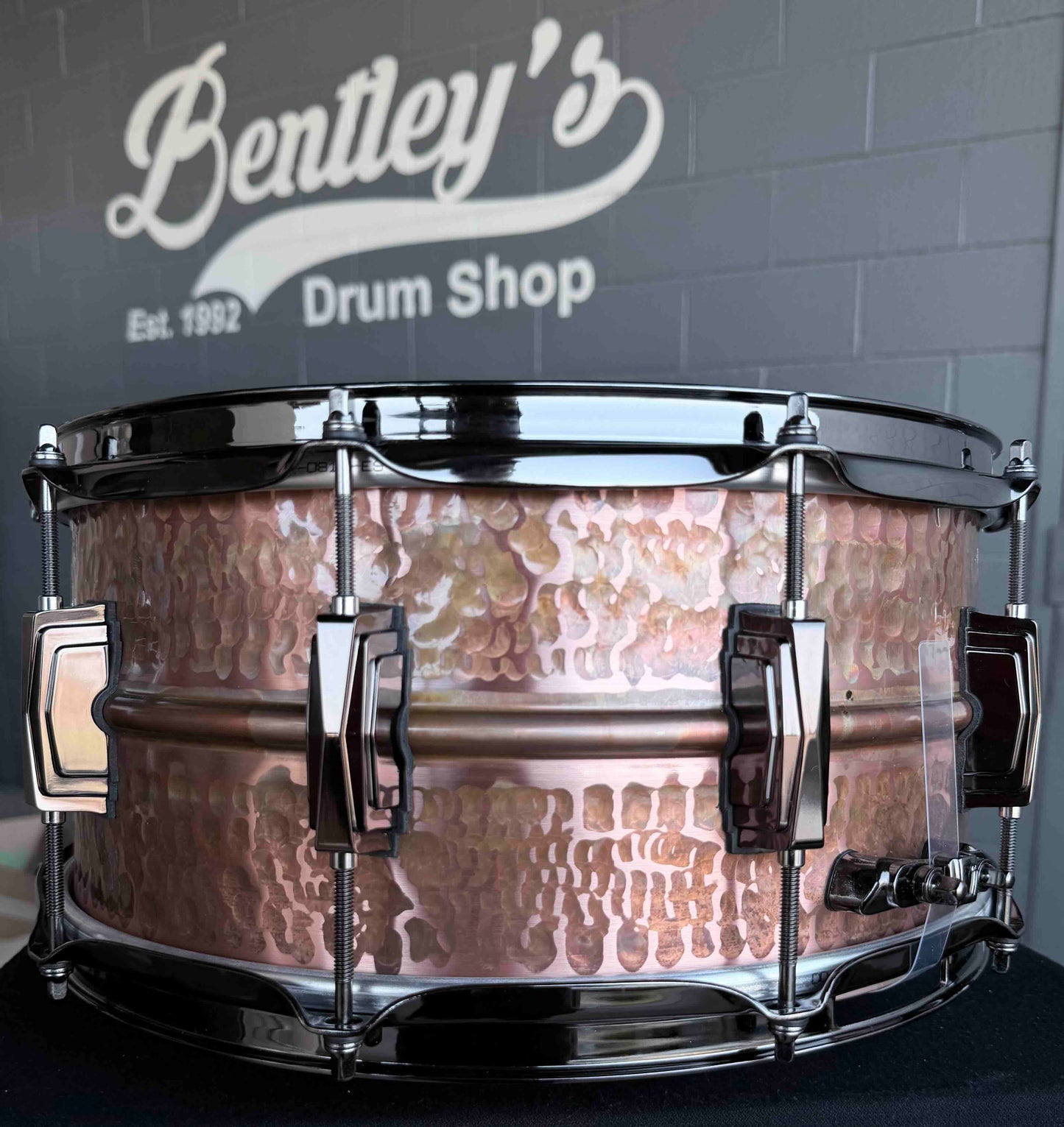 ~WOW!~ Ludwig Raw Patina Copper-Phonic 6.5x14 Snare Drum with Black Nickel Hardware (Displayed at 2026 NAMM Show!)
