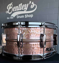 ~WOW!~ Ludwig Raw Patina Copper-Phonic 6.5x14 Snare Drum with Black Nickel Hardware (Displayed at 2026 NAMM Show!)
