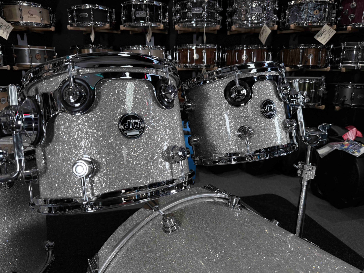 ~LIMITED EDITION~ DW Performance Series 4-Piece 10/12/16/22 Drum Kit Set in Broken Glass FinishPly *IN STOCK*