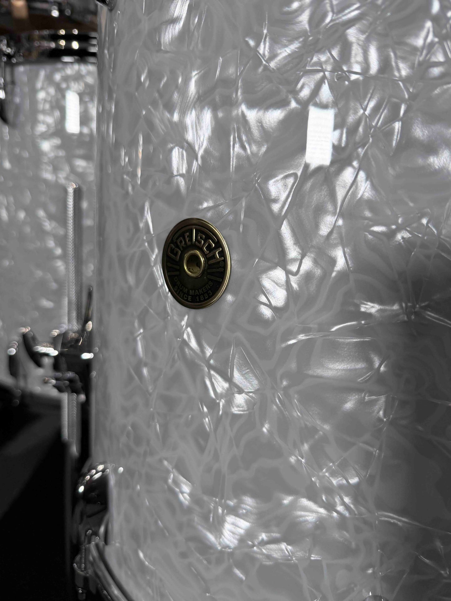 ~WOW!~ Gretsch USA Custom 4-Piece 13/16/18/24 Drum Kit Set in 60's Marine Pearl Nitron