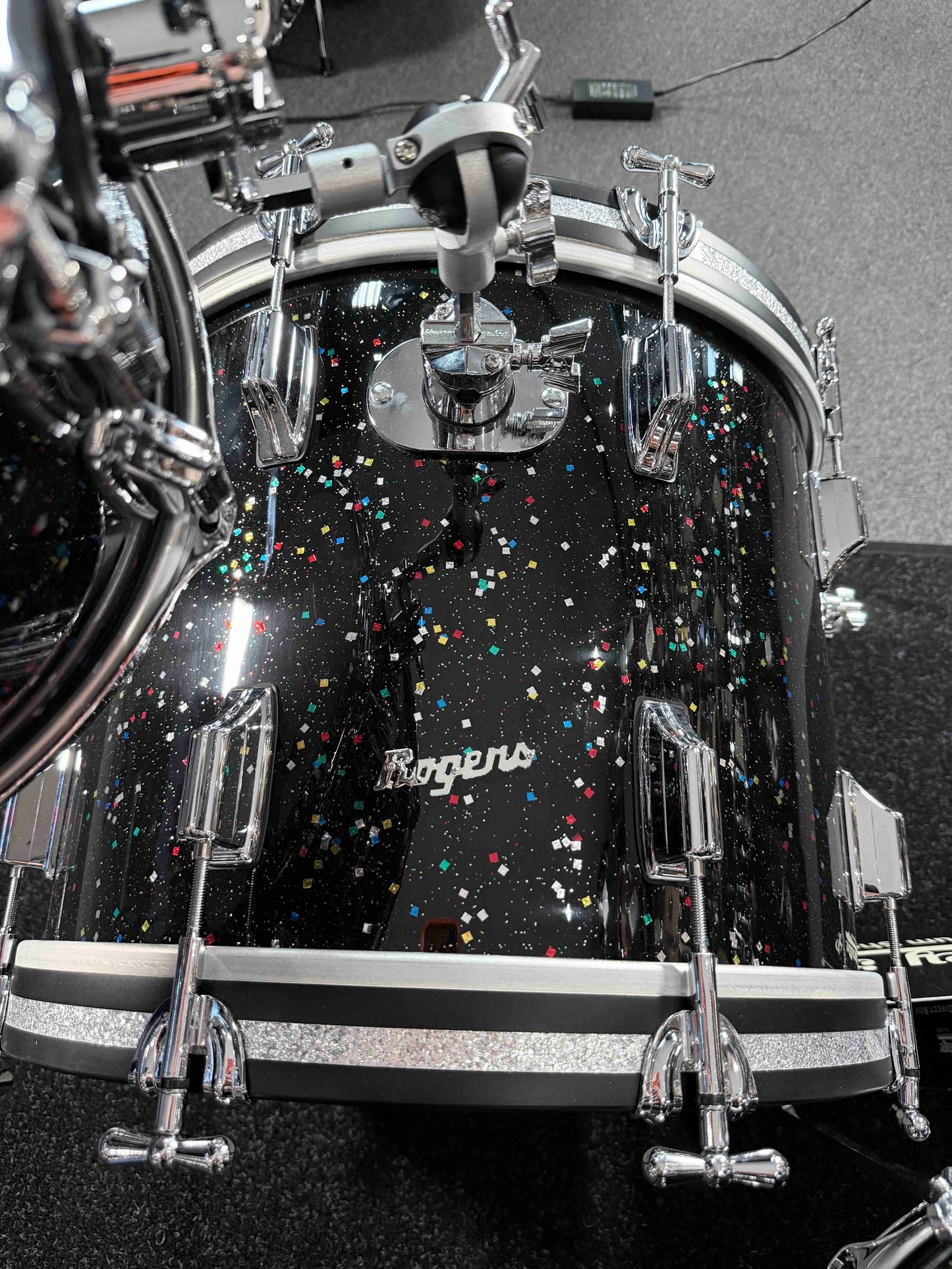 ~BENTLEY'S EXCLUSIVE~ Rogers Cleveland Series 3-Piece 12/14/18 Bop Drum Kit Set in Mardi Gras Lacquer