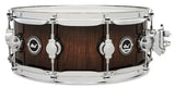 DWe Electronic Acoustic Exotic 5x14" Snare Drum in Curly Maple Exotic