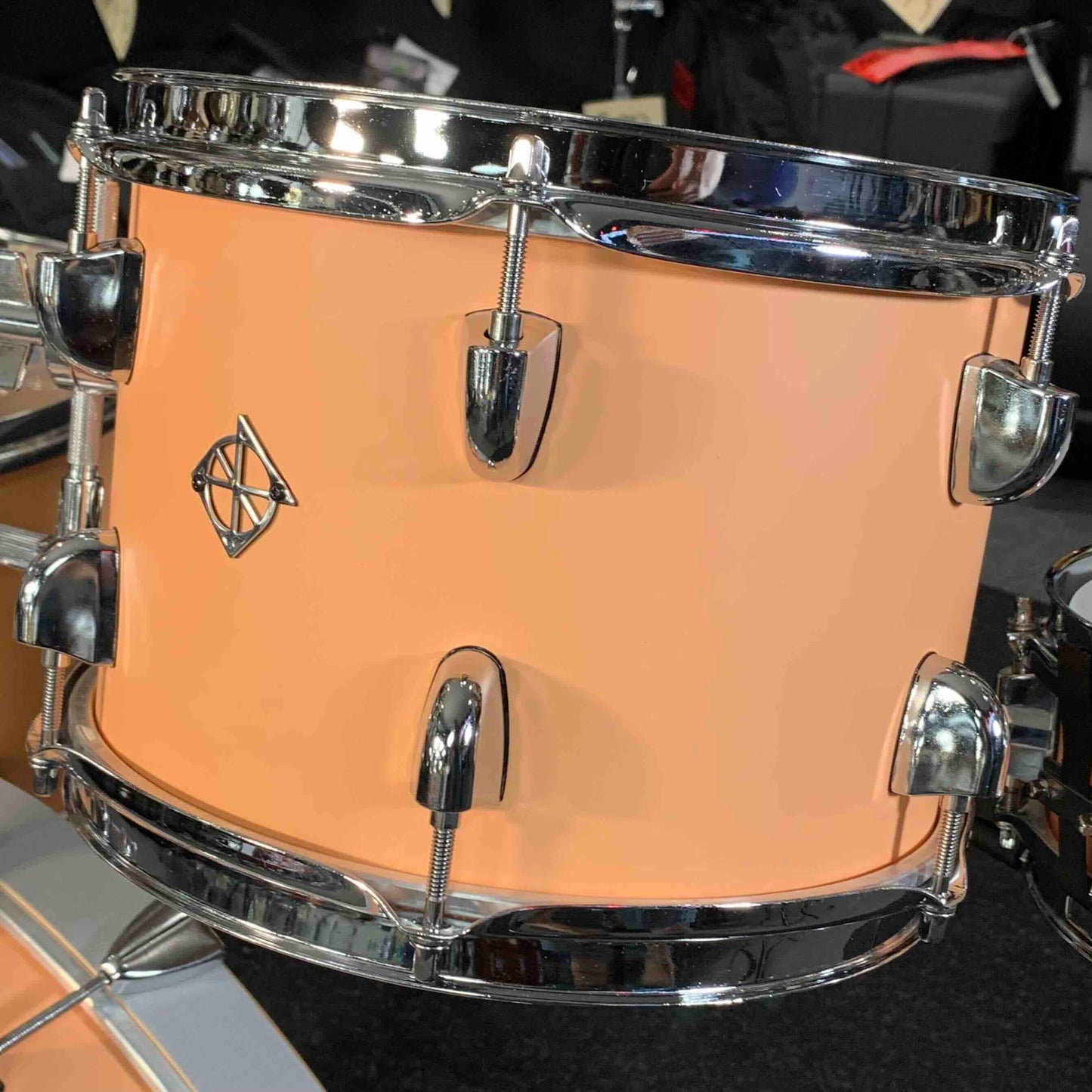 ~NEW~ Dixon PODL520PF Little Roomer 5-Piece Drum Kit Set in Peach Fuzz *IN STOCK*