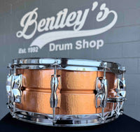 ~LIMITED EDITION~ Yamaha YCS1455RH Roy Haynes Signature Centennial 5.5x14 Hand-Hammered Copper Snare Drum #28 of 30 with Centennial Badge & Booklet
