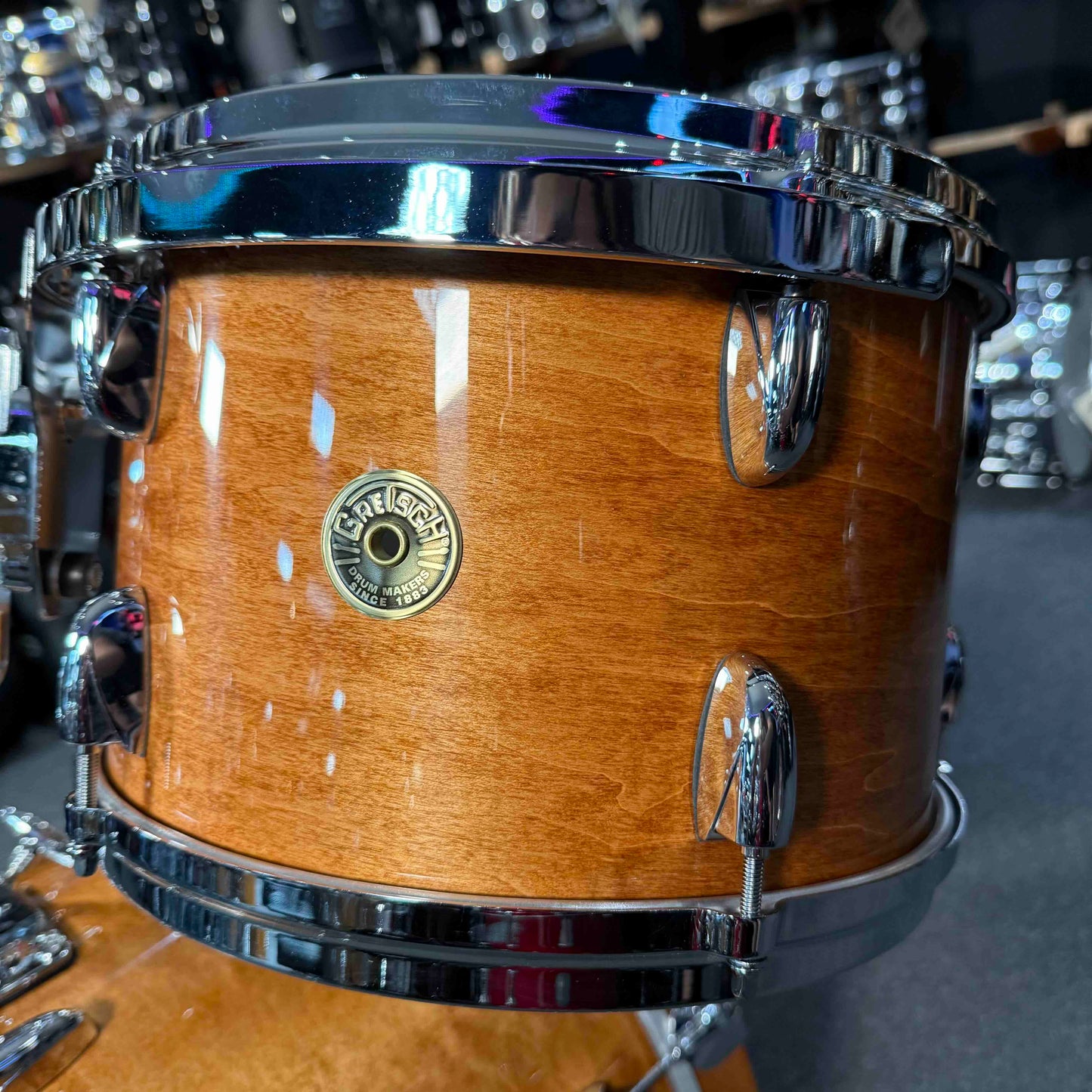 ~WOW!~ Gretsch USA Custom 3-Piece 12/14/18 Bop Drum Kit Set in Classic Maple Gloss Lacquer